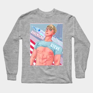 American Steve Long Sleeve T-Shirt